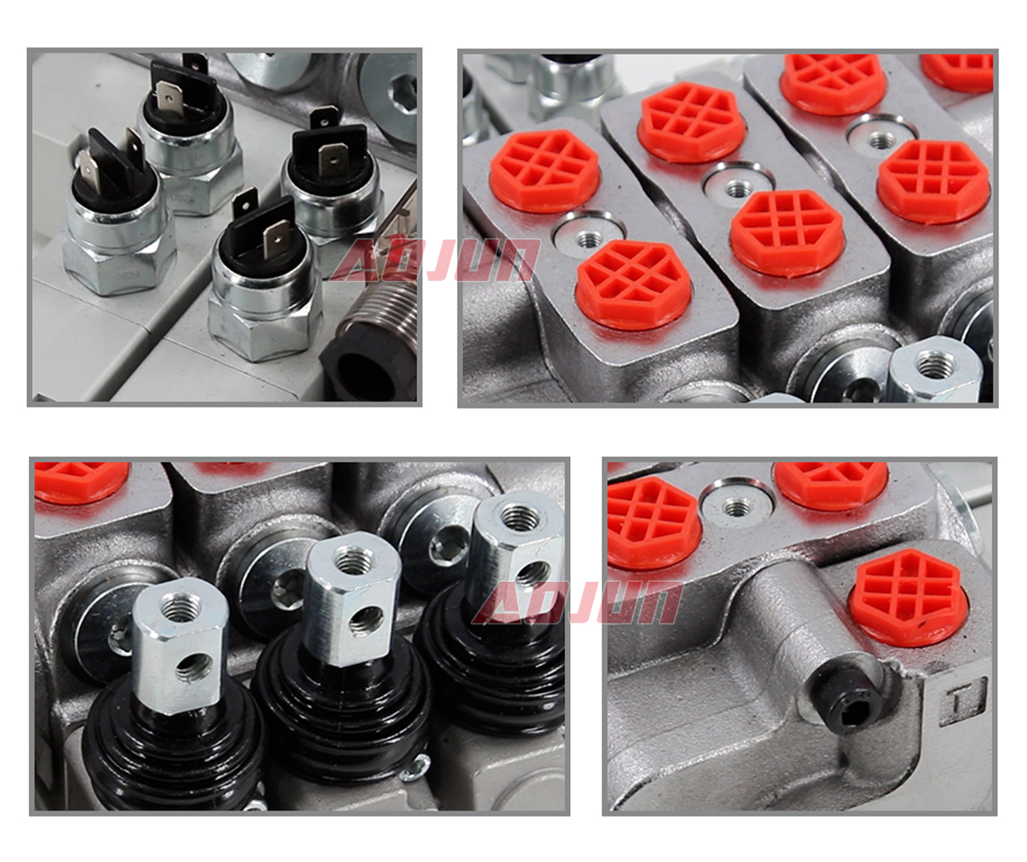 3 Spool Manual Sectional Directional Valve SD6 Micro Switch detailed image